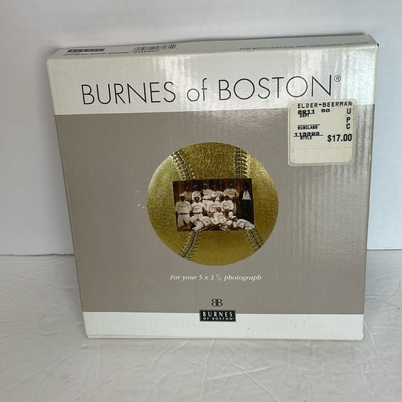 Burnes of Boston baseball photo frame NIB - Picture 1 of 10